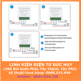 CÔNG TẮC KHÔNG DÂY SMARTHOME WIFI MINI 1 KÊNH