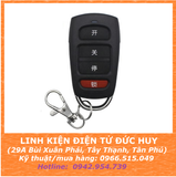ĐIỀU KHIỂN TỪ XA, REMOTE SAO CHÉP, HỌC LỆNH 4 NÚT, TẦN SỐ 315MHZ,