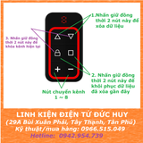 REMOTE SAO CHÉP 8 KÊNH TỰ TÌM TẦN SỐ 300 ~ 915MHZ, CHỐNG NƯỚC, CÓ THỂ SẠC LẠI