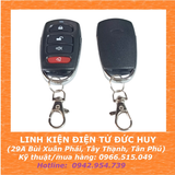ĐIỀU KHIỂN TỪ XA, REMOTE SAO CHÉP, HỌC LỆNH 4 NÚT, TẦN SỐ 433MHZ