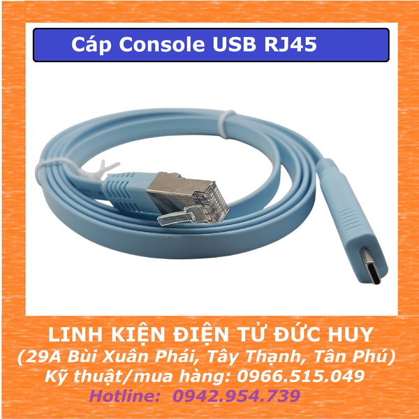 Dây cáp Console USB Type C sang RJ45