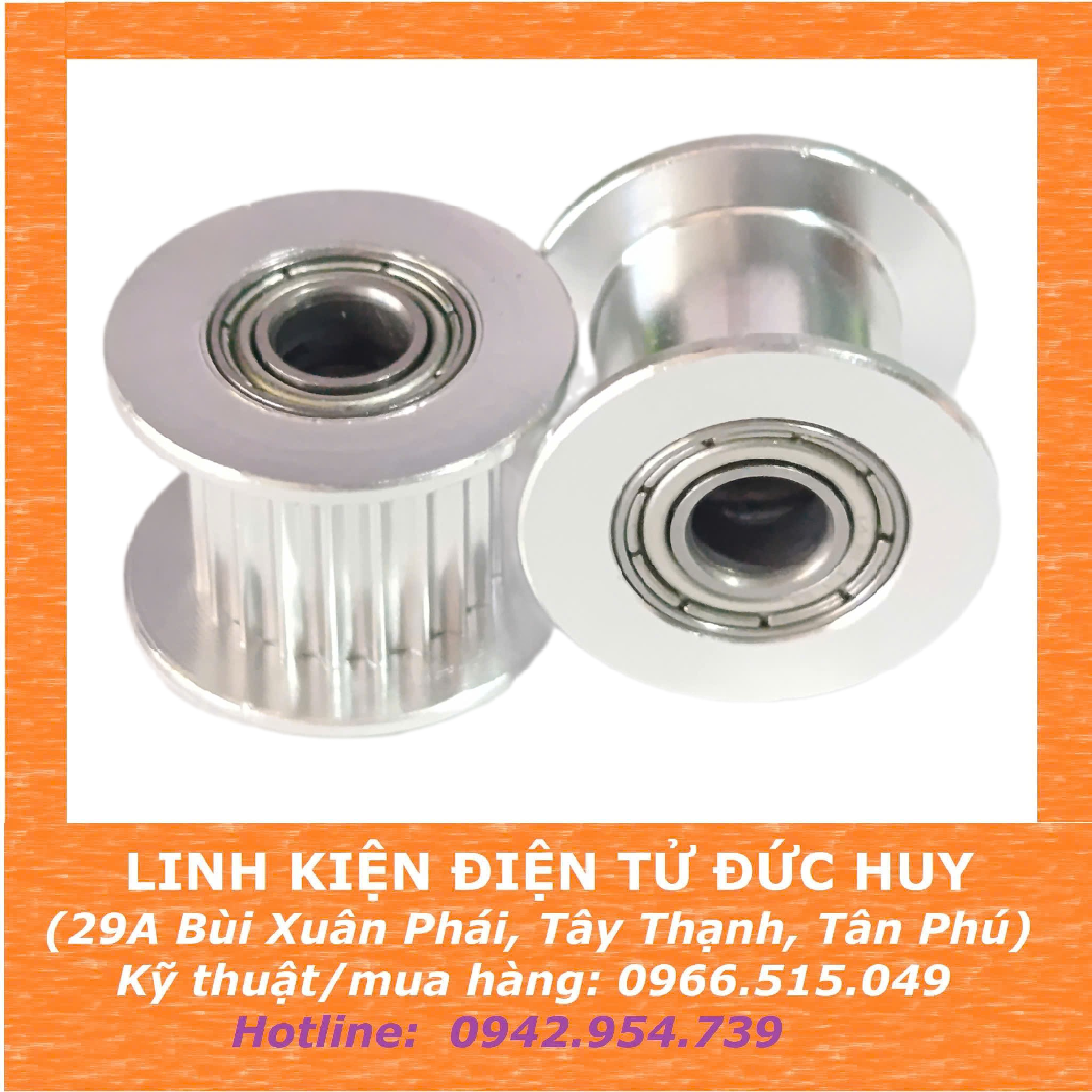 PULY RÒNG RỌC GT2 20 RĂNG, TRỤC 5MM, BẢN RỘNG 10MM – LINH KIỆN ĐIỆN TỬ ...