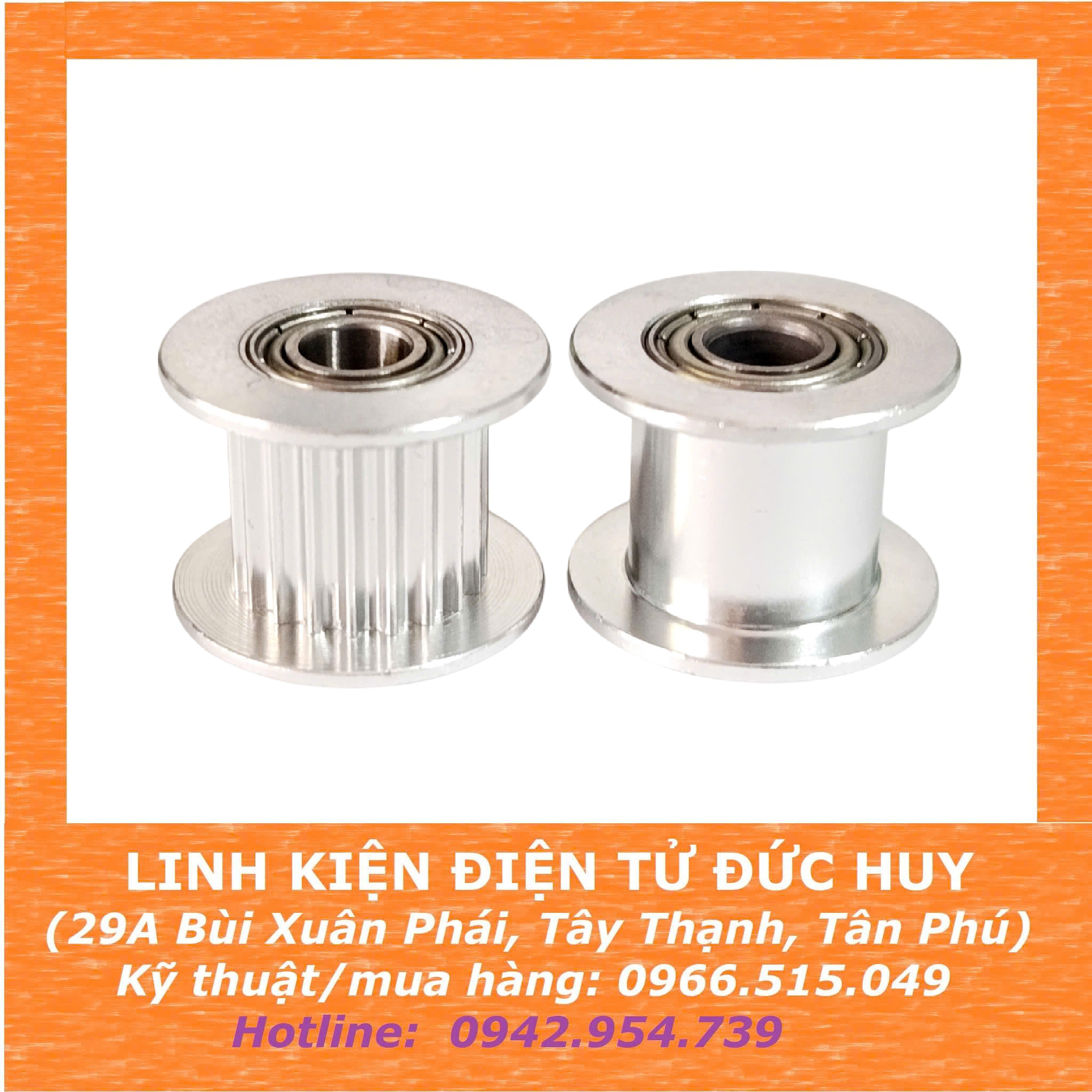 PULY RÒNG RỌC GT2 20 RĂNG, TRỤC 5MM, BẢN RỘNG 10MM – LINH KIỆN ĐIỆN TỬ ...