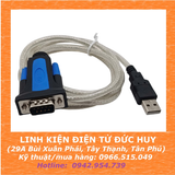 CÁP CHUYỂN USB RS232 COM DB9 CHÂN, đầu đực (chất lượng tốt)