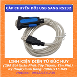 CÁP CHUYỂN USB RS232 COM DB9 CHÂN, đầu đực (chất lượng tốt)