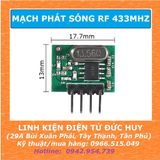 BỘ THU VÀ NHẬN SÓNG RF 433MHZ RX470