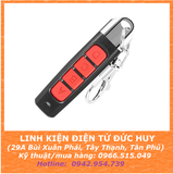 REMOTE SAO CHÉP, HỌC LỆNH 4 NÚT, TẦN SỐ 433MHZ
