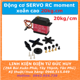 SERVO 20KG.cm, 4.8~7.4VDC, xoay tối đa 180 ĐỘ, BÁNH RĂNG KIM LOẠI