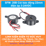 SFM 20B Còi báo động 23mm, điện áp 3-24VDC