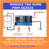 Module tạo xung PWM SG3525, có thể điều chỉnh tần số, độ rộng xung