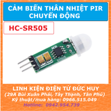 HC SR505 CẢM BIẾN CHUYỂN ĐỘNG THÂN NHIỆT PIR
