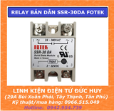 SSR-30DA FOTEK (RELAY BÁN DẪN ĐIỀU KHIỂN TẢI AC)