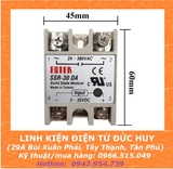 SSR 40DA FOTEK SOLID STATE RELAY (RELAY BÁN DẪN ĐIỀU KHIỂN TẢI AC)