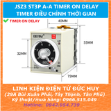 JSZ3 ST3P A-A TIMER ON TRỄ TIMER ĐIỀU CHỈNH THỜI GIAN HÃNG BERM