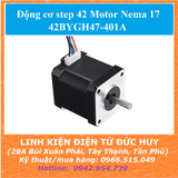Động cơ step 42 Motor Nema 17 42BYGH47-401A 1.8 42 x 42 x 48mm (có kèm dây)