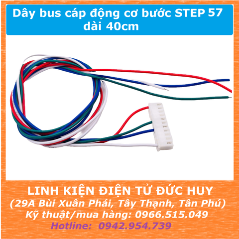 Dây bus cáp nối dài động cơ bước STEP 57 dài 40cm