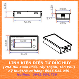 Màn hình LCD hiển thị dung lượng pin lithium, ắc quy, LiFePO4 điện áp 8V-100V