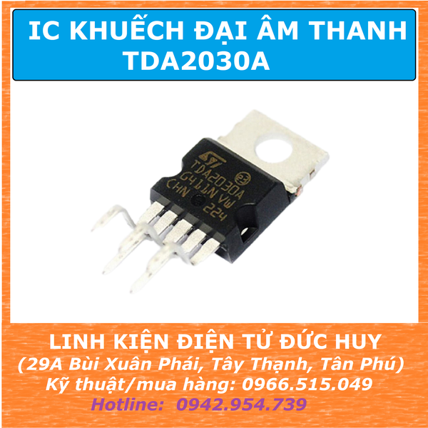 TDA2030A IC KHUẾCH ĐẠI ÂM THANH 18W