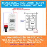 THC15A DIGITAL TIMER SWITCH TẮT MỞ THIẾT BỊ THEO THỜI GIAN THỰC 24H