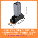 H3Y-2 Bộ timer hẹn giờ đa chức năng, có màn hình LED 0.1s - 99h ( Bao gồm đế )
