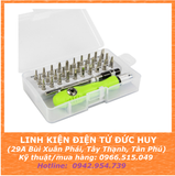 Bộ tua vít đa năng 32 chi tiết, đầu thay thế chất lượng cao