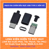 MẠCH RA CHÂN ĐẦU ĐỰC USB TYPE C KÈM VỎ