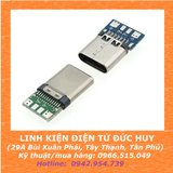 MẠCH RA CHÂN ĐẦU ĐỰC USB TYPE C KÈM VỎ