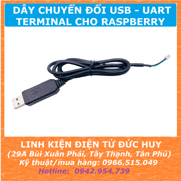 Dây USB UART terminal Raspberry pi 5