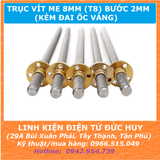 Trục vít me 8mm T8, bước 2mm 300mm (30cm)
