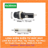 ĐẾ, VỎ CẦU CHÌ ỐNG 10A, 15A ( KHÔNG KÈM CẦU CHÌ )