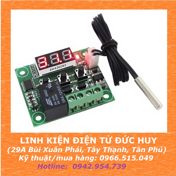 XH W1209 MẠCH CÀI ĐẶT KIỂM SOÁT VÀ KHỐNG CHẾ NHIỆT ĐỘ (12VDC, 5VDC)