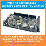 WIFI R3 ATMEGA2560 + ESP8266 32MB USB-TTL CH340G (kèm cáp nạp)