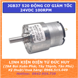 JGB37 520 ĐỘNG CƠ GIẢM TỐC 24VDC 100RPM