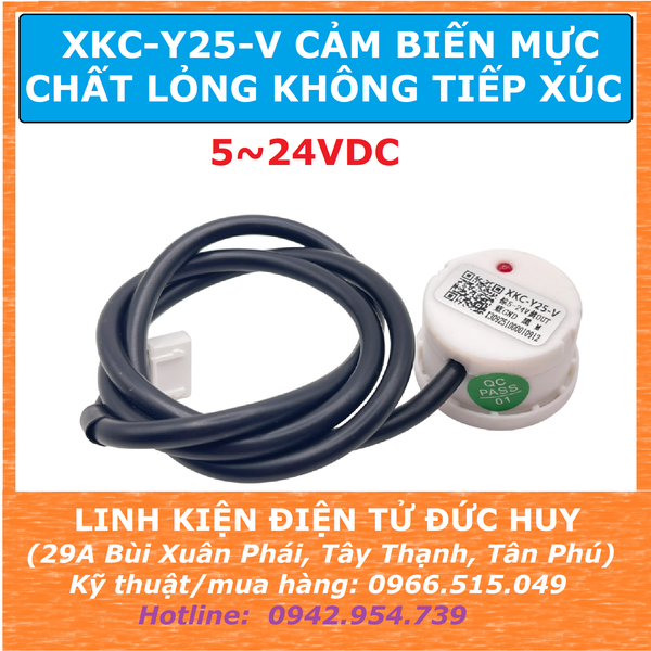 XKC Y25 V CẢM BIẾN ĐO MỰC CHẤT LỎNG KHÔNG TIẾP XÚC 5~24VDC