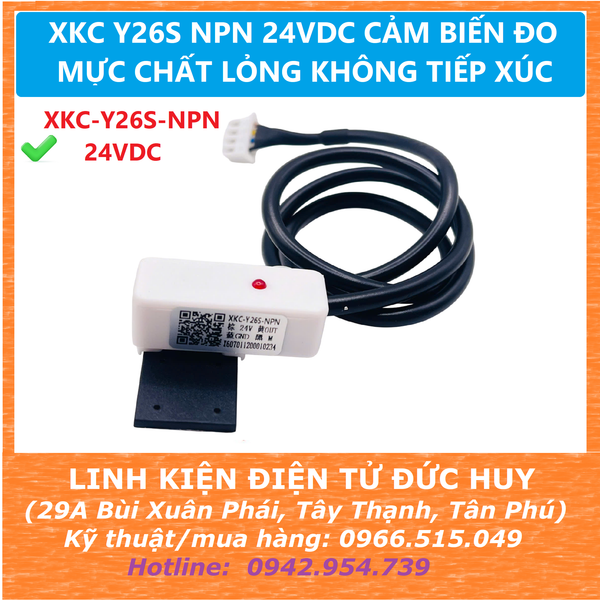 XKC Y26S NPN 24VDC CẢM BIẾN ĐO MỰC CHẤT LỎNG KHÔNG TIẾP XÚC