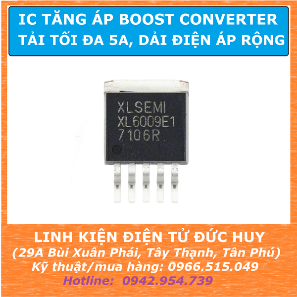IC tăng áp, ổn áp XL6019E1 boost converter, tải tối đa 5A