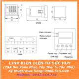 ZN 48 Bộ đếm lên xuống, Timer relay thời gian, đo tốc độ quay, đo tần số đa chức năng điện áp AC220V