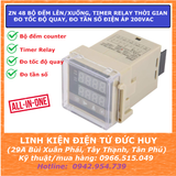 ZN 48 Bộ đếm lên xuống, Timer relay thời gian, đo tốc độ quay, đo tần số đa chức năng điện áp AC220V