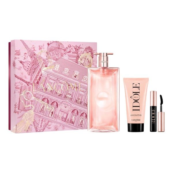  Gift Set Lancôme Idôle L'Eau de Parfum 3pcs (EDP 50ml & Body Up Cream 50ml & Mascara 2.5ml) 