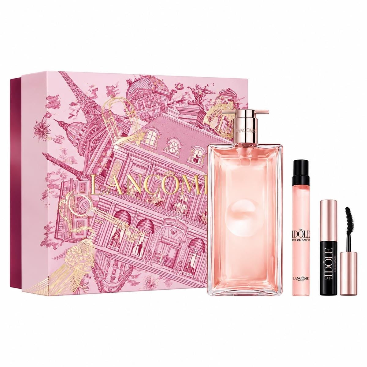  Gift Set Lancôme Idôle L'Eau de Parfum 3pcs (EDP 100ml & EDP 10ml & Mascara 2.5ml) 