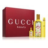  Giftset Gucci Flora Gorgeous Orchid 3pcs (EDP 100ml & EDP 5ml & EDP 10ml) 