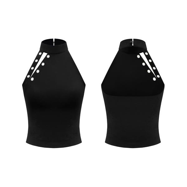  Áo cổ yếm khoét mắt cáo ôm body tôn dáng OSHANI - KILLSYSTEM 