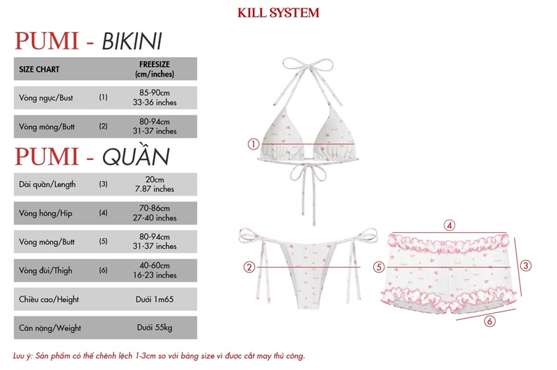  Quần ngắn phối ren tôn dáng PUMI - KILLSYSTEM 
