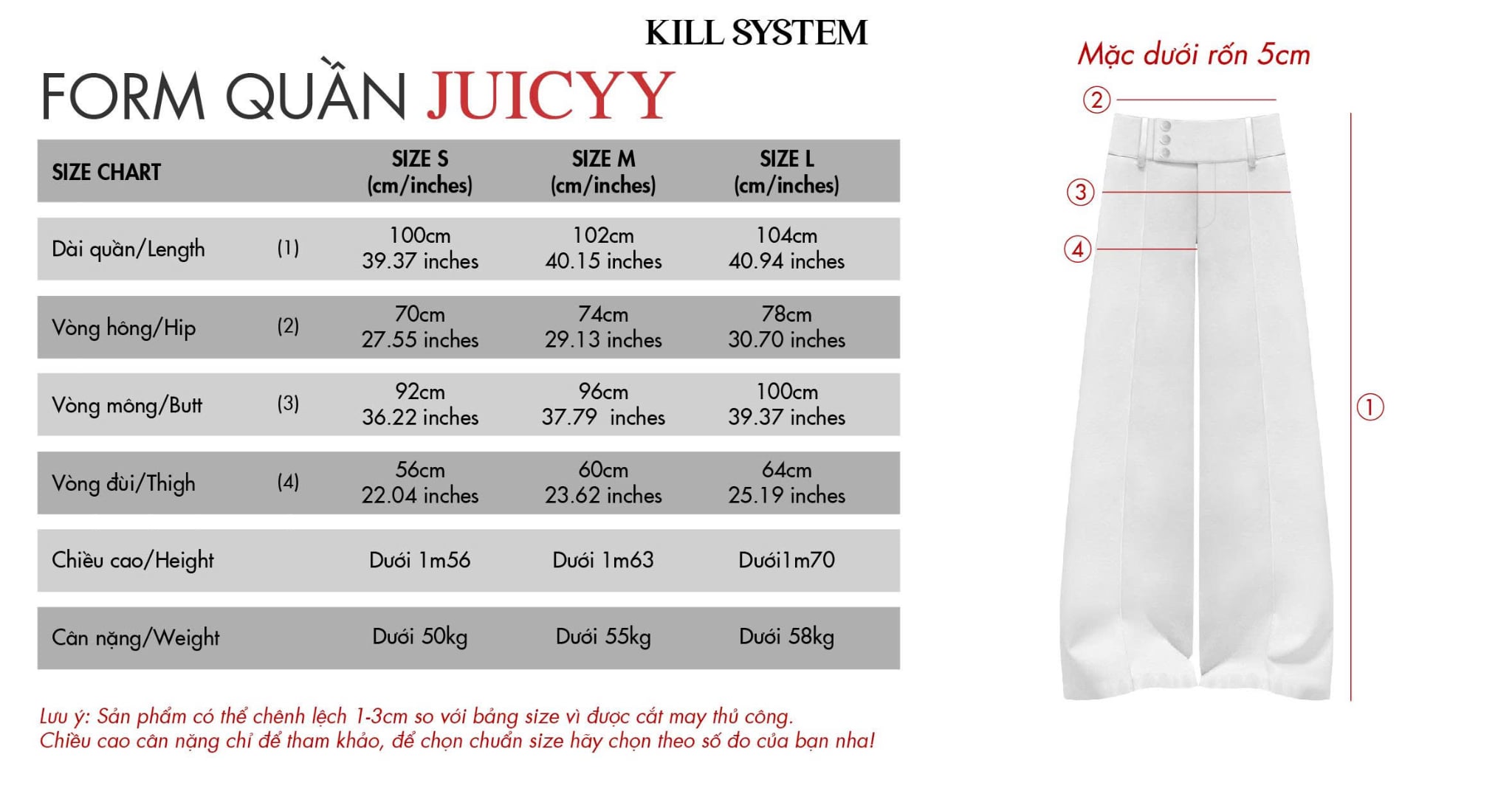  Quần kaki ống rộng phối nút JUICYY - KILLSYSTEM 