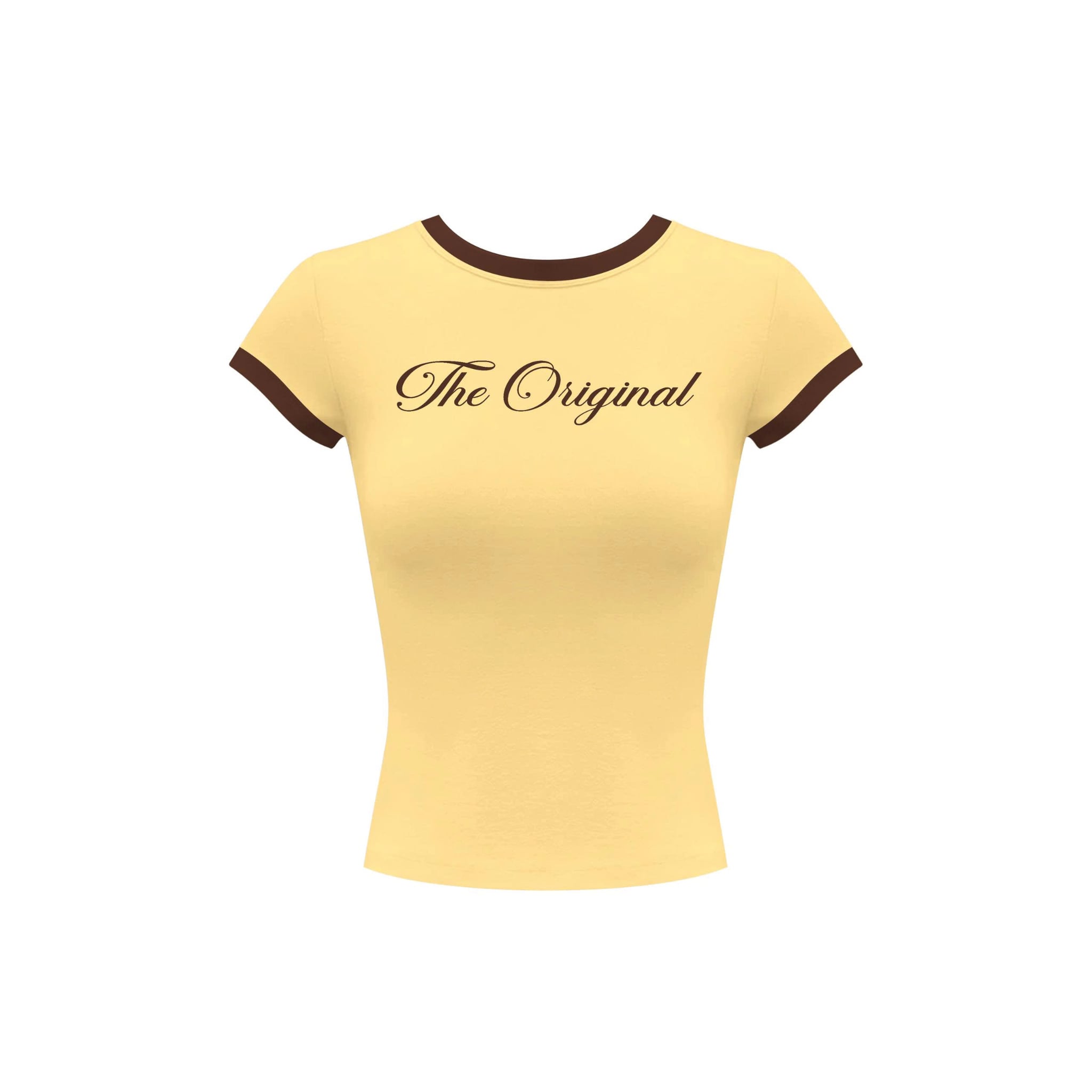  Áo thun babytee phối viền in chữ THE ORIGINAL - KILLSYSTEM 