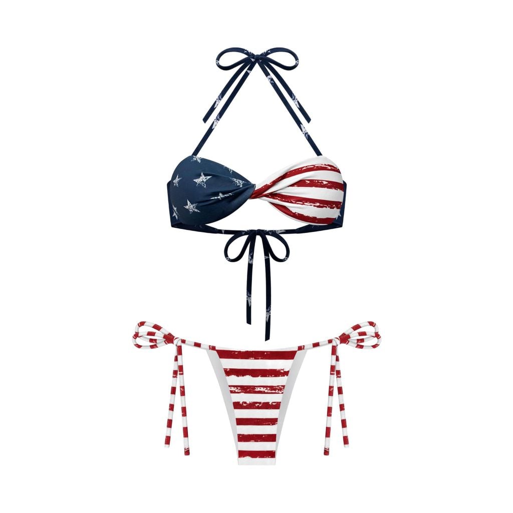  Bikini hai mảnh in cờ Mỹ gợi cảm BABYSOO - KILLSYSTEM 