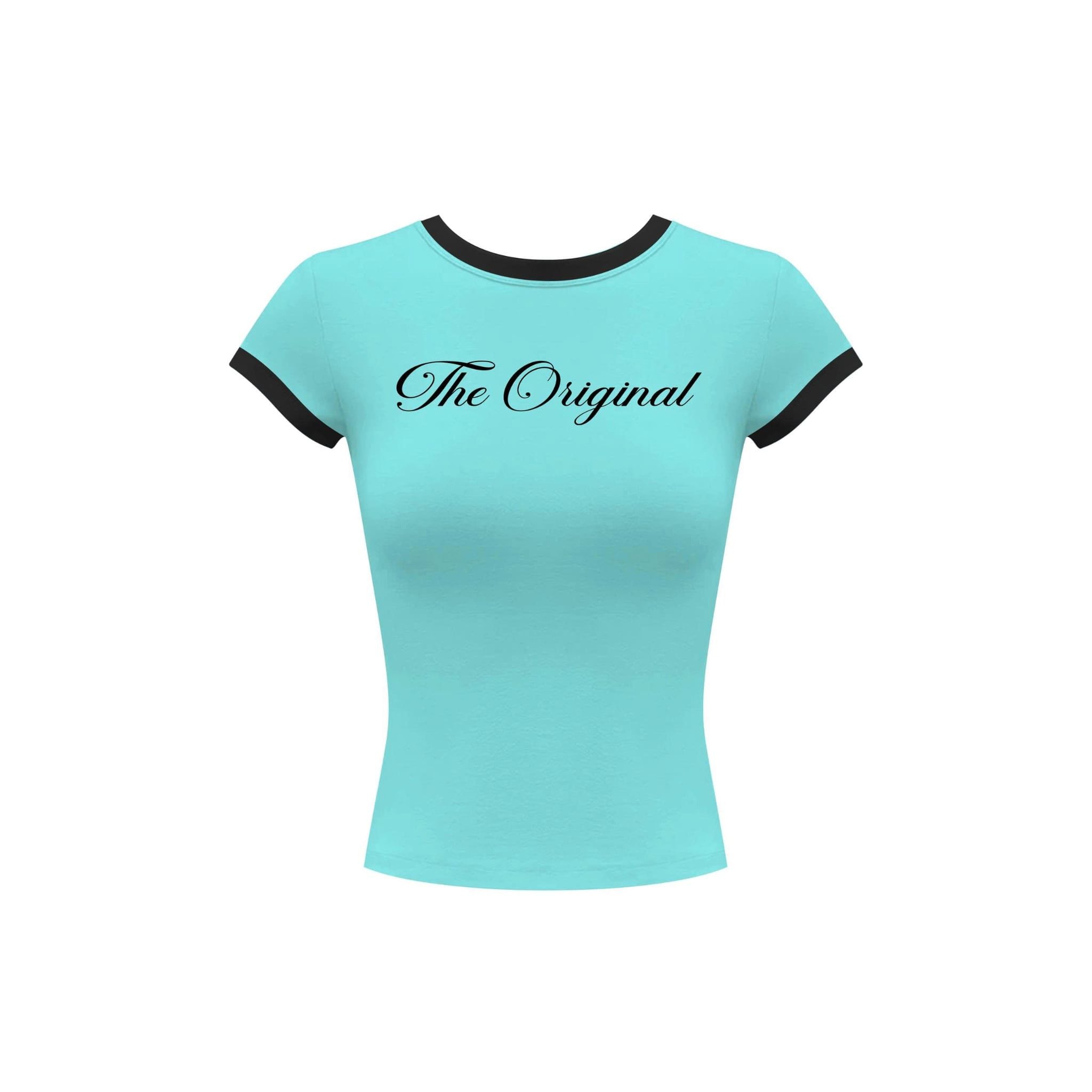  Áo thun babytee phối viền in chữ THE ORIGINAL - KILLSYSTEM 