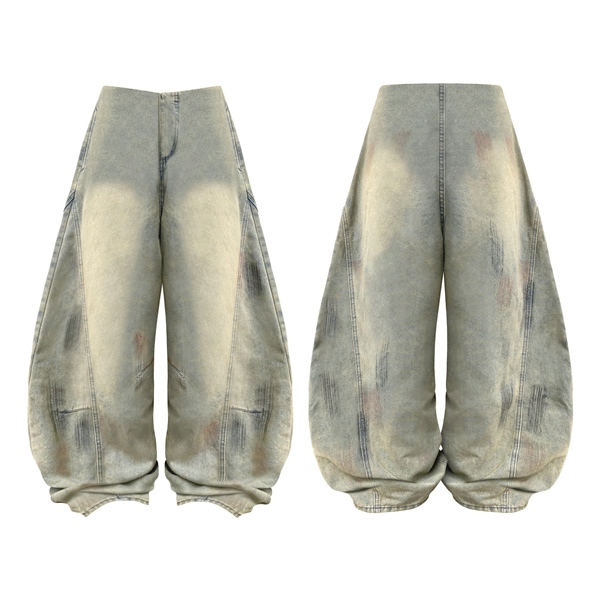  Quần jeans cạp trễ không lưng CHANGI - KILLSYSTEM 