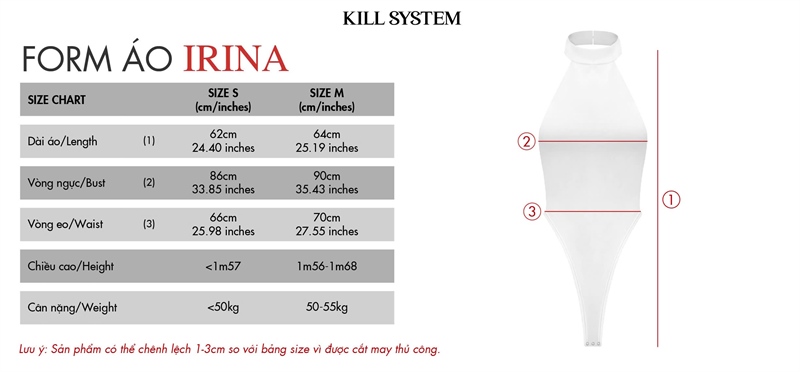  Áo jumpsuit trơn cổ yếm ôm body tôn dáng IRINA 