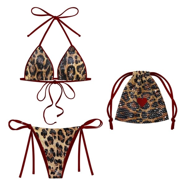  Bikini da beo kim sa lấp lánh bling bling kèm túi rút MIAO -  KILLSYSTEM 